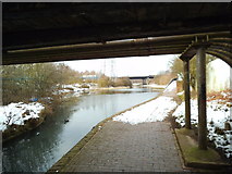 SO9394 : Under the Anchor Lane Bridge by Gordon Griffiths
