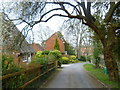 A quiet cul-de-sac in Easton looking towards Church Lane