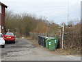 Entrance to Public Footpath near Staplehurst Station