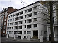 Onslow Square: accommodation block on eastern side of the square