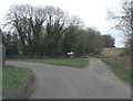 SU3174 : Crossroads south of Lyckweed Farm by Stuart Logan
