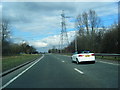 Shotwick Road passes under power lines