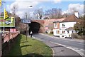 Passing under the railway