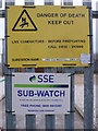 Substation Information Sign