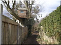 Tree house overlooking the Leeds Country Way