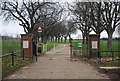 Entrance, Enfield Playing Fields