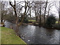 Ogmore River upstream from Riverside, Aberkenfig