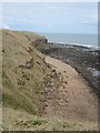 NT9954 : Coastal Erosion east of Newfields by Graham Robson