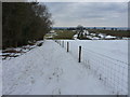 SK3223 : The bridleway back to Loscoe Farm by Richard Law