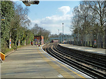TQ4592 : Grange Hill station platforms by Robin Webster