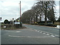 Mobberley Road joins the A538 near Pownall Park