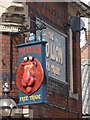 Weymouth: Red Lion pub sign