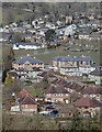 Southern parts of Wirksworth from the path below Hob Hall