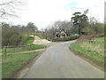 SP4829 : Somerton Road passes entrance to North Aston Hall Farm by Stuart Logan