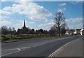 Church and Main Road in Sawley