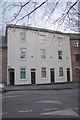 White-painted houses on North Sherwood Street