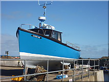 NU2232 : Berwick Registered Boats : BK312 Guide Me At North Sunderland Harbour, Seahouse by Richard West