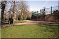 Junction of Elm Avenue and path around Bellevue Reservoir