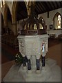 St. Katharine, Southbourne: font