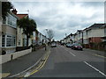 Looking from Arnewood Road into Burleigh Road