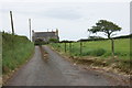 SR9698 : Farm drive to Iveston by Simon Mortimer