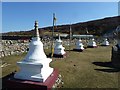 NS0530 : Stupas on Holy Island by Rob Farrow