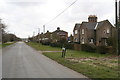 Row of cottages on the Swallow Road out of Great Limber