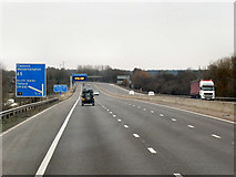 SJ9312 : Southbound M6 Motorway by David Dixon