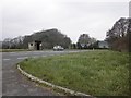 Bus stop on the A358