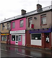 Dark purple and pink, Commercial Street, Pontymister