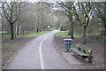 Cyclepath in Spiceball Country Park