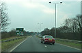 A52 approaching Bardills Roundabout