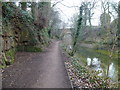 Barnsley Canal and bridge to Walton Hall