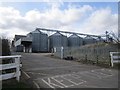 NU0239 : Lowick grain silos by Richard Webb