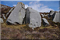 SD5957 : Boulders below Thorn Crag by Ian Taylor