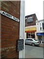 Looking out from Albert Place onto the High Street