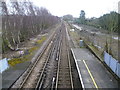 View from the footbridge at Selling station