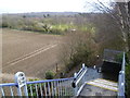 View from the footbridge at Selling station