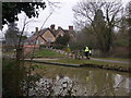 Surveying by the Stratford canal