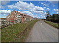 The road to Wester Muirdean Farm