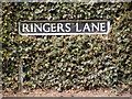 Ringers Lane sign