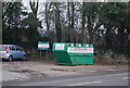 Recycling point, Teignmouth Rd