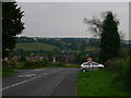 View east to Nether Heage from the top of Spanker Lane