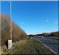 Roadside weather monitoring equipment, Swindon