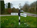 Signpost at Dragons Green