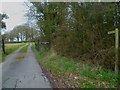 Footpath going north from New Road