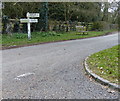 Road junction in Carlton Curlieu