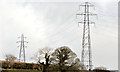 J4675 : Pylons and power lines, Newtownards (2) by Albert Bridge