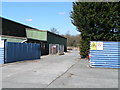 Lots of concrete and corrugated iron at this industrial unit