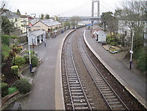 SX4358 : Saltash railway station, Cornwall by Nigel Thompson